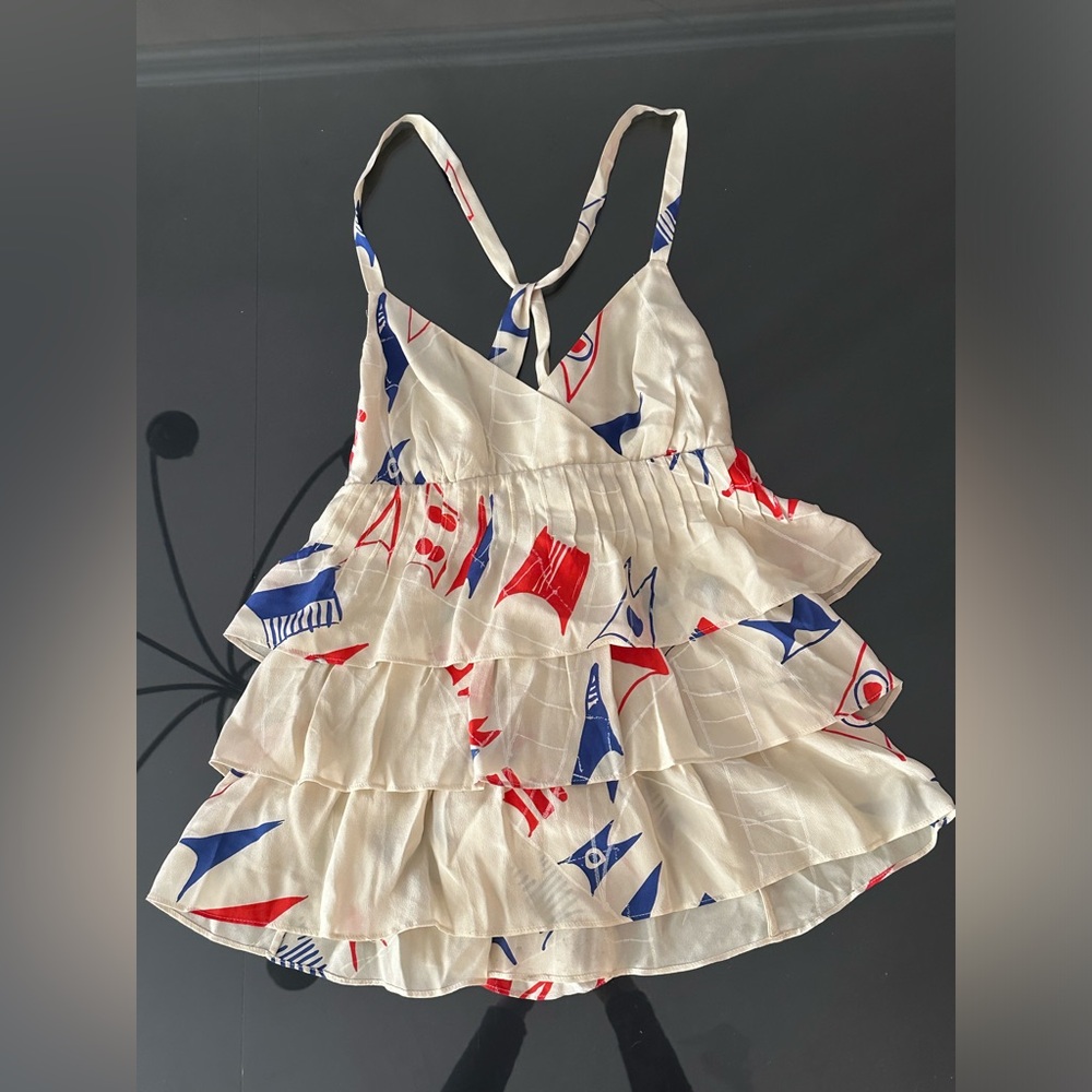 Anthropologie We Love Vera Banderole Tank size 4